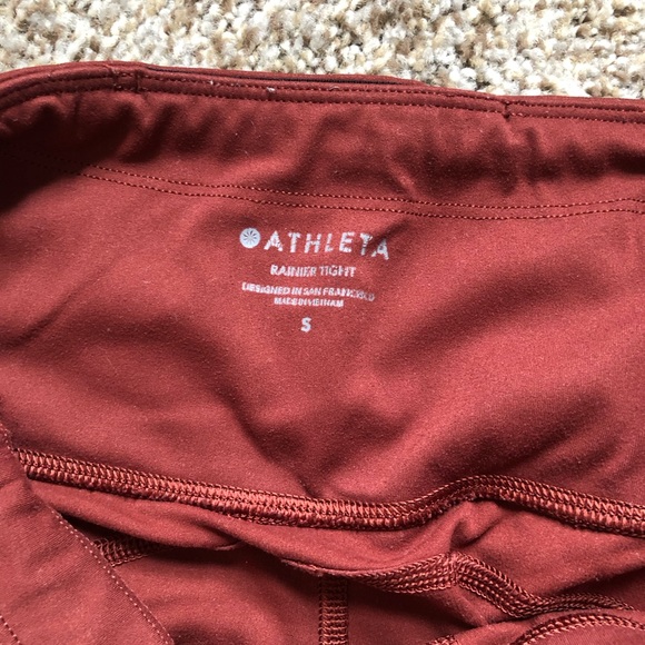 Athleta Rainer Tight in Rust - Picture 8 of 9